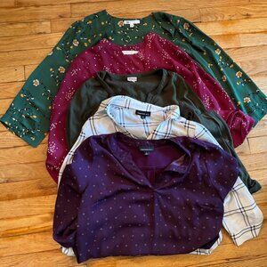 Lot: Women's Shirts - Stitch Fix Fortune and Ivy.
